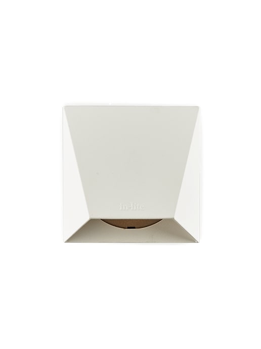 In-Lite muurspotje WEDGE white/12V/1W