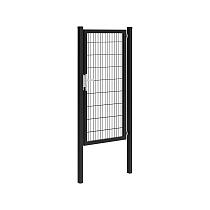 Hillfence metalen enkele poort Premium-line, 100x180 cm, zwart