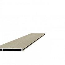 Aluminium schermplank met houtmotief, 2,1x19,5x180 cm, eiken