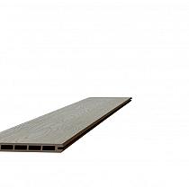 Composiet schermplank houtmotief 2,1x19,5x180 cm, grijs
