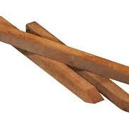 HH paal ongeschaafd 150x4x4cm