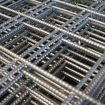 Bouwstaalmat gegal. 6mm mw 15 3x2meter