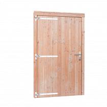 Douglas enkele deur inclusief kozijn extra breed en hoog, linksdraaiend, 119x209 cm, kleurloos geï