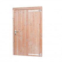 Douglas enkele deur inclusief kozijn extra breed en hoog, rechtsdraaiend, 110x214,5 cm, kleurloos