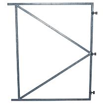 Stalen poortframe 155x200 cm