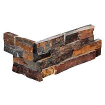 Stone Panels Rusty Slate (40+20)x15x1,5-2,5 cm (1 hoek=1 set)