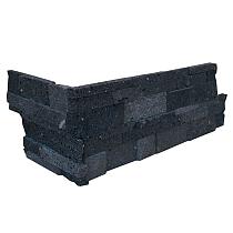 Stone Panels Grey-Black Lava (40+20)x15x1,5-3,5 cm (1 hoek=1 set)