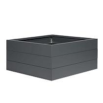 Bloembak - ANTRACIET 120x120x42 cm