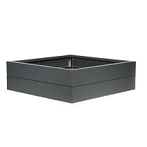 Bloembak - ANTRACIET 120x120x28 cm