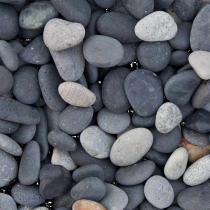 Beach Pebbles zwart 30-60mm los (incl. brandstoftoeslag)