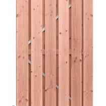 Douglas geschaafde plankendeur op verstelbaar stalen frame, 16 mm, 100x195cm, onbehandeld