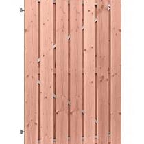 Douglas geschaafde plankendeur op verstelbaar stalen frame, 16 mm, 120x195cm, onbehandeld