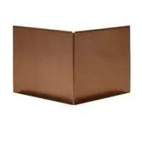 Kantopsluiting uitwendige hoek geplet 28cm Corten