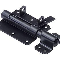 Hangslotgrendel zwart 8x10cm