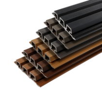 Composiet rhombusprofiel triple 3,3x17x290cm diepzwart