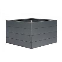 Bloembak - ANTRACIET 120x120x70 cm