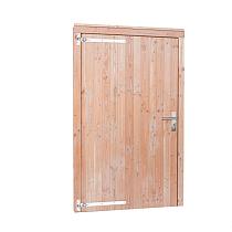 Douglas enkele deur inclusief kozijn extra breed en hoog, linksdraaiend, 110x214,5 cm, onbehandeld
