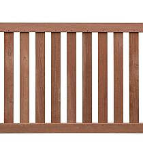 Keruing massief hek 22   110x180cm