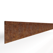 Kantopsluiting corten 10x300cm geplet
