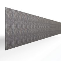 Kantopsluiting verzinkt 16,5x300cm recht