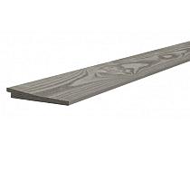 Douglas Zweeds rabat 1,1-2,7x19,5x400 cm, grijs gespoten RAL 