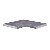 SB-5616 natuursteen zwembadrand hardsteen gezoet 50x30x3/5cm ★★☆☆☆