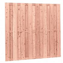 Douglas fijnbezaagd plankenscherm 18-planks 15 mm, 180x180cm, onbehandeld