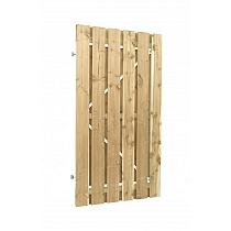 Jumbodeur met slotgat, geschaafd vuren 15 mm op verstelbaar stalen frame, 100x180cm, recht ver