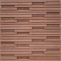 Keruing scherm 60 Rhombus 180x180cm