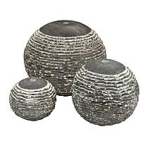 Set borrelstenen bluette 25, 35 en 45cm
