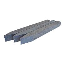 Ecolat paal 40x4x4 grijs