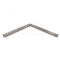 Daktrim aluminium recht binnenhoek 3,5x3,5x50cm