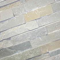 Stone Panels White Quarzite 60x15x1,5-2,5 cm (doos à 0,45 m2)