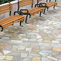 Flagstones Florida Yellow, ca 2,5-5cm dik