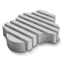 Deer Organic tegel grijs type Straight Small 12cm