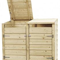 Containerkast dubbel, 128,7x152x91 cm