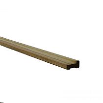 Grenen fundamentbalk 4,5x9,0x300 cm, groen geïmpregneerd
