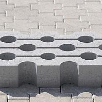 Grasbetontegels 40x60x12cm grijs type vlak