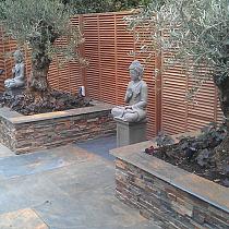 HH trellis 25 Keruing  90x180cm Louvre