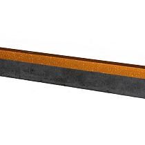 U-profiel gelijkzijdig opsluitband 6cm 220x4,6x4,6x6,4 cm