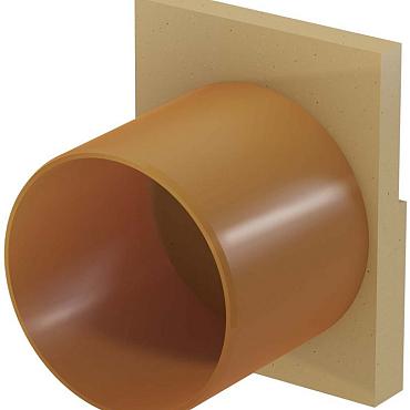 ACO Euroline eindplaat met zijuitloop