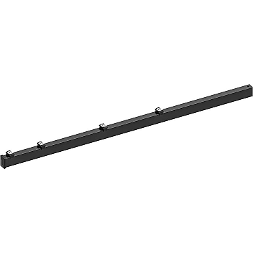 Hillfence metalen palen, 6x4x160 cm, zwart