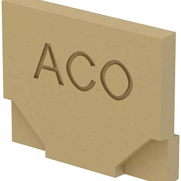 ACO Euroline eindplaat