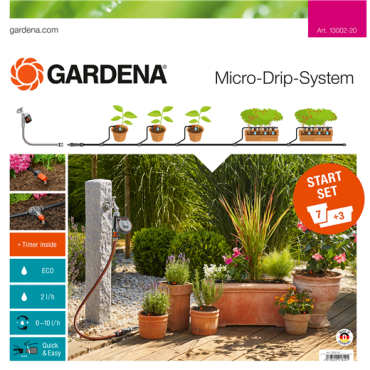 Gardena 13002 startset M bloempotten met computer