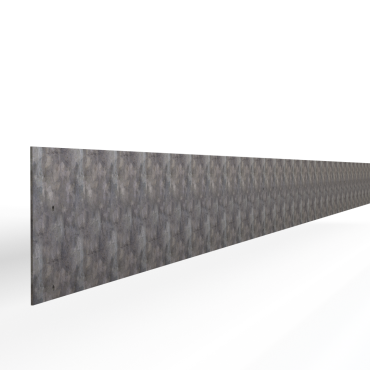 Kantopsluiting verzinkt 10x300cm recht