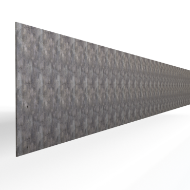 Kantopsluiting verzinkt 16,5x300cm recht