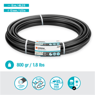 Gardena 1346 microdrip koppelingsbuis 13mm 15mtr