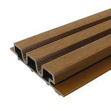 PROMO Composiet rhombusprofiel triple 3,3x17x390cm Teak
