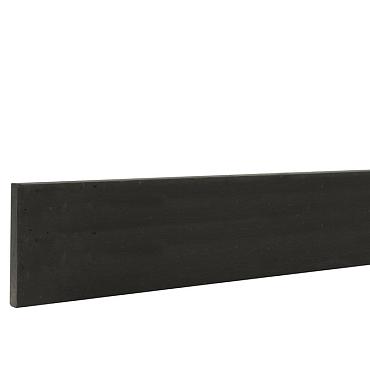 Betonplaat glad 24x3,5x224 cm, antraciet, gecoat
