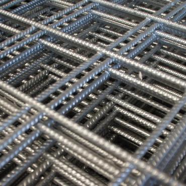 Bouwstaalmat gegal. 6mm mw 15 3x2meter